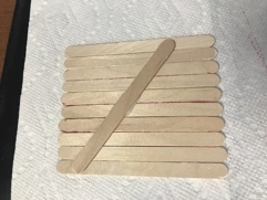 Popsicle sticks.